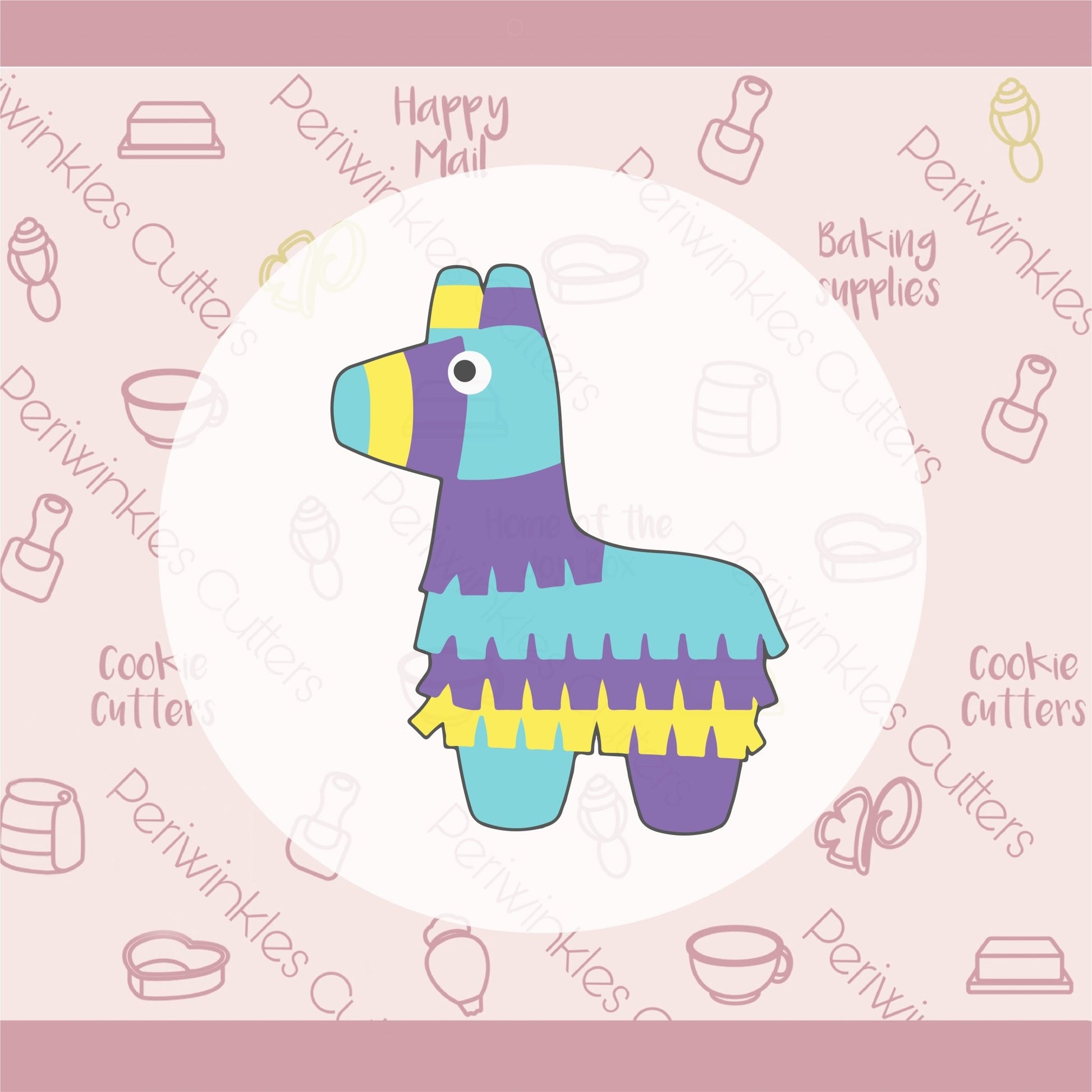 Llama Cookie Cutter - Periwinkles Cutters