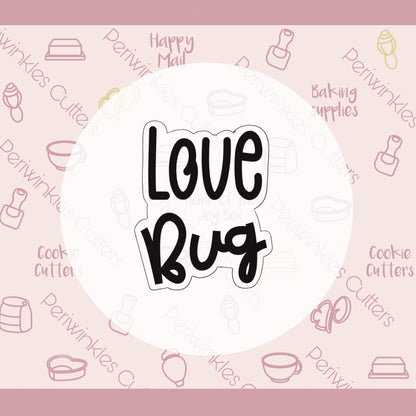 Love Bug Set of 2 Cookie Cutter - Periwinkles Cutters