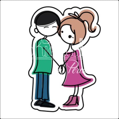 Love Couple Cookie Cutter - Periwinkles Cutters
