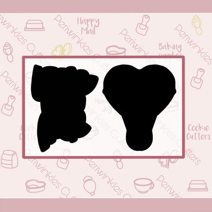 Love is in the Air Set of 2 Cookie Cutter - Periwinkles Cutters