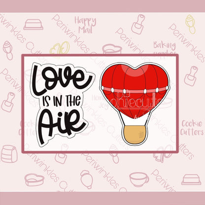 Love is in the Air Set of 2 Cookie Cutter - Periwinkles Cutters