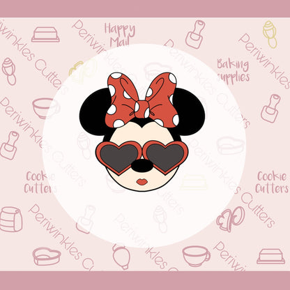 Love Mouse Set of 2 Cookie Cutter - Periwinkles Cutters