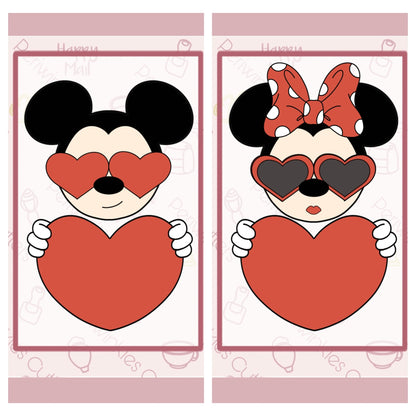 Love Mouse Set of 2 Cookie Cutter - Periwinkles Cutters