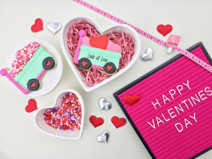 Love Wagon Cookie Cutter - Periwinkles Cutters