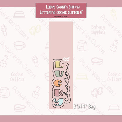 Lucky Charm Long Cookie Cutter - Periwinkles Cutters