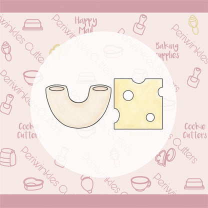 Mac and Cheese Cookie Cutter - Periwinkles Cutters