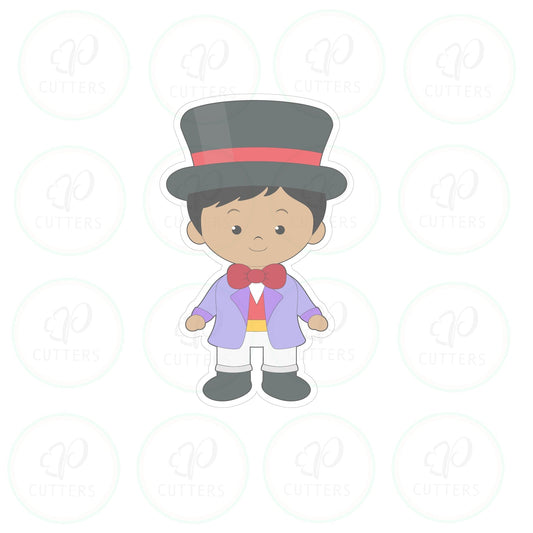 Magician Kid Cookie Cutter - Periwinkles Cutters