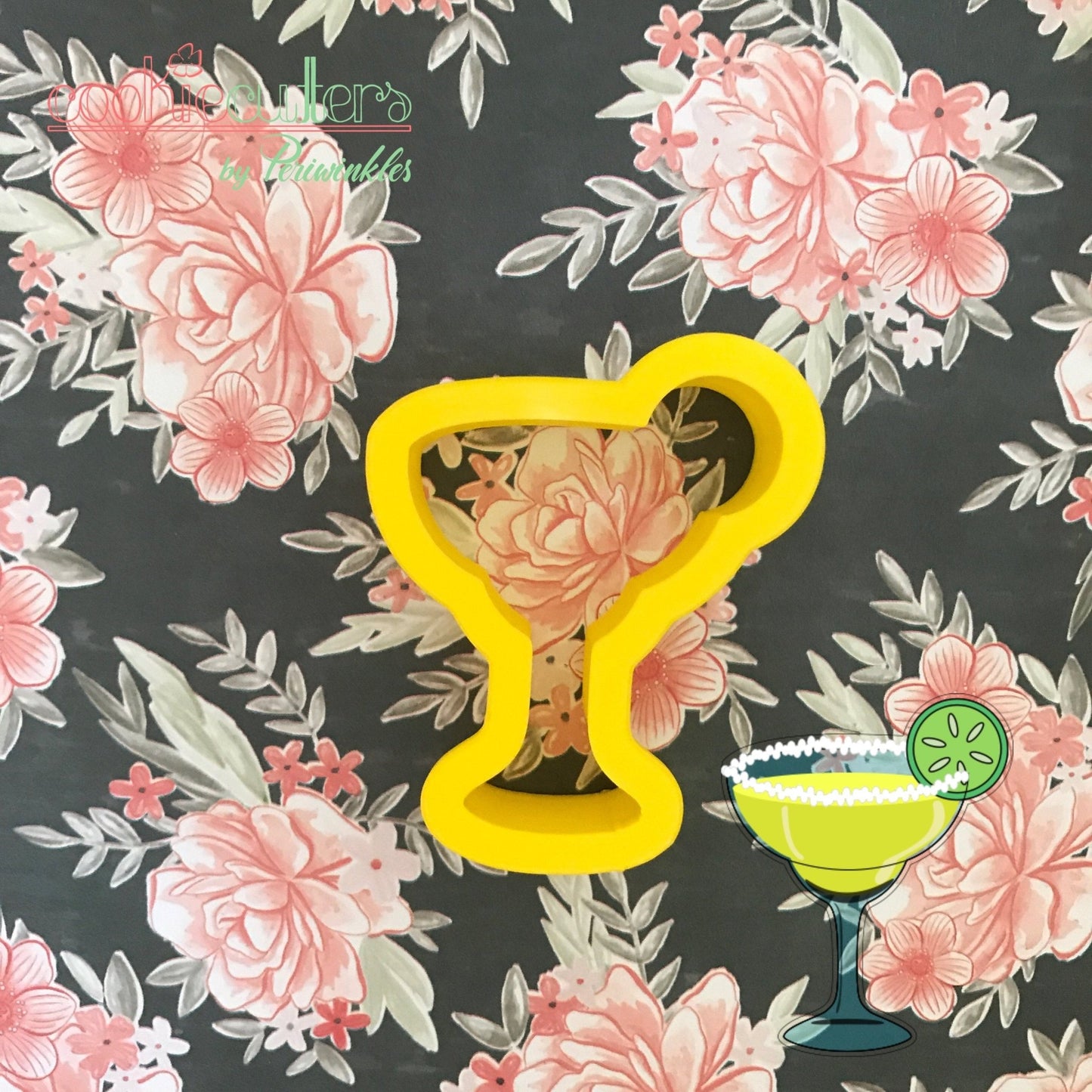 Margarita Glass Cookie Cutter - Periwinkles Cutters