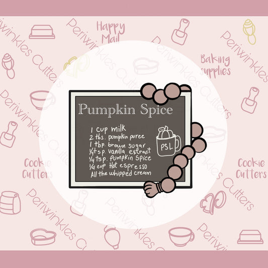 Message Board Cookie Cutter - Periwinkles Cutters