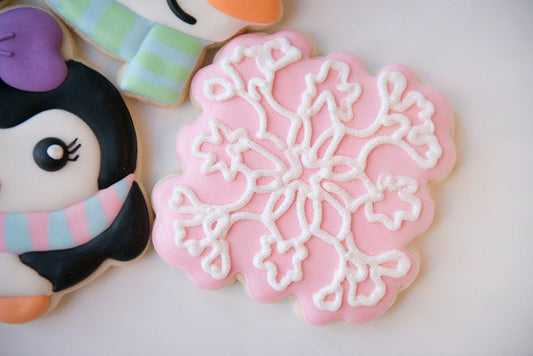Miranda Plaque Cookie Cutter (Snowflake) - Periwinkles Cutters