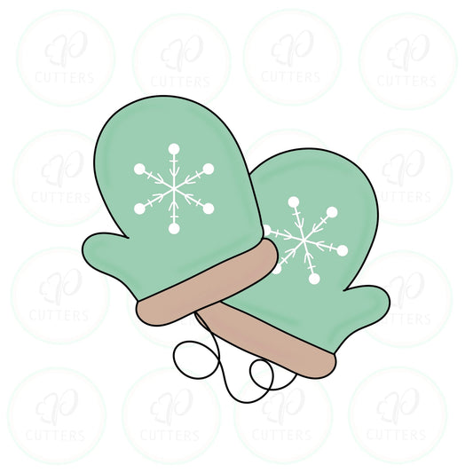 Mittens 2019 Cookie Cutter - Periwinkles Cutters