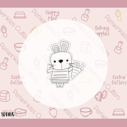 Modern Bunny Carrot Cookie Cutter - Periwinkles Cutters
