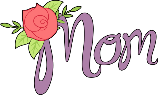 Mom with Rose Cookie Cutter - Mother's Day Cookie Cutter - Periwinkles Cutters