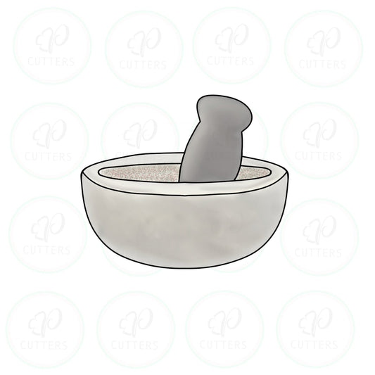 Mortar Cookie Cutter - Periwinkles Cutters