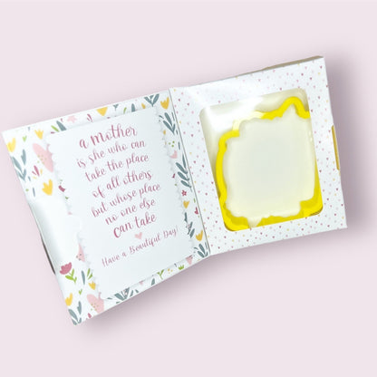 Mother's Day Greeting Card Cookie Cutter - Periwinkles Cutters
