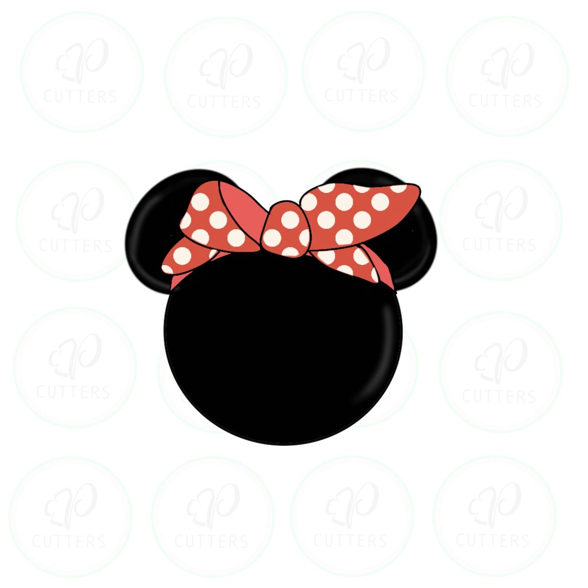 Mouse Bandana Head Cookie Cutter - Periwinkles Cutters
