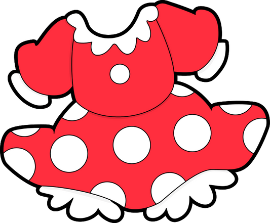 Mouse Dress Cookie Cutter - Periwinkles Cutters