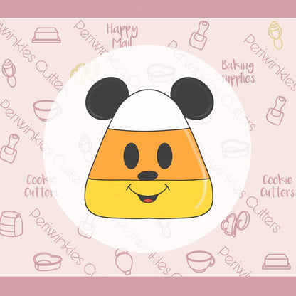 Mouse Ears Candy Corn Cookie Cutter - Periwinkles Cutters