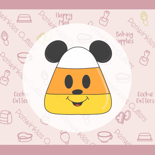 Mouse Ears Candy Corn Cookie Cutter - Periwinkles Cutters
