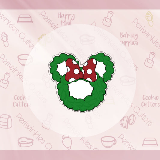 Mouse Ears Door Wreath Cookie Cutter - Periwinkles Cutters