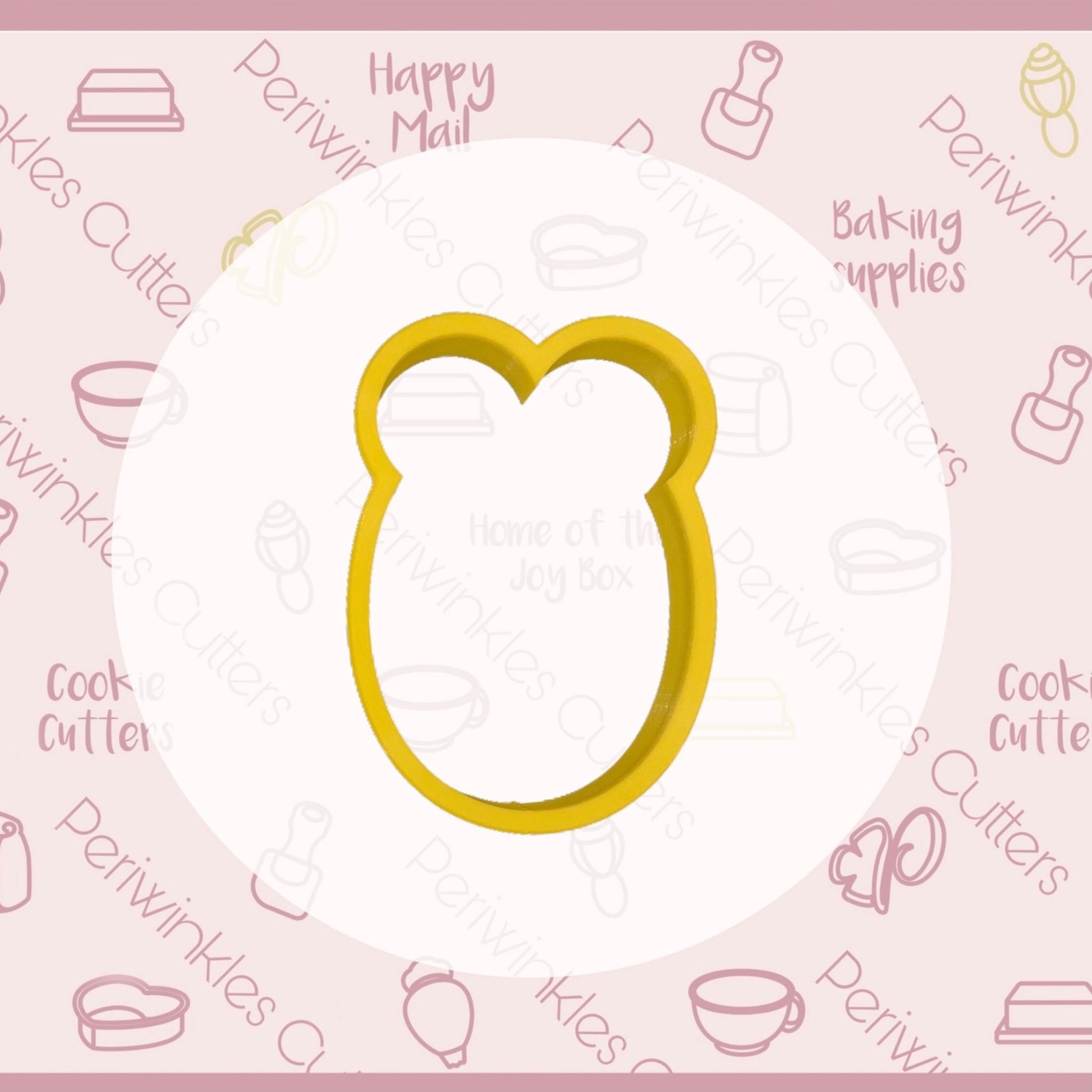 Mouse Ears Egg Cookie Cutter - Periwinkles Cutters