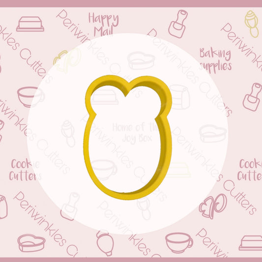 Mouse Ears Egg Cookie Cutter - Periwinkles Cutters