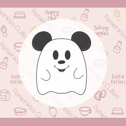 Mouse Ears Ghost Cookie Cutter - Periwinkles Cutters