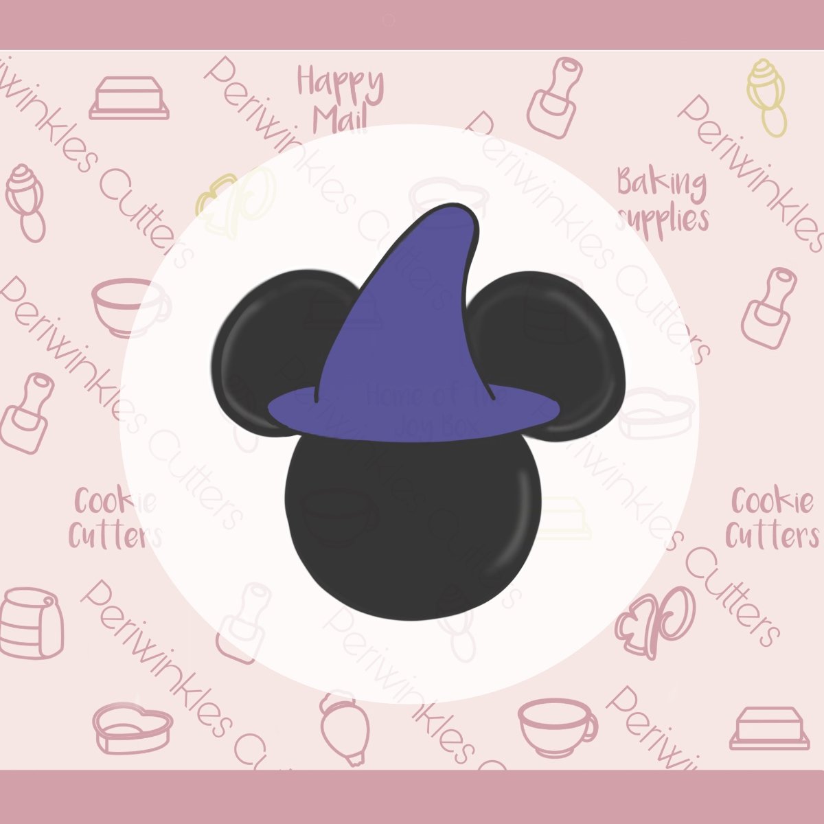 Mouse Ears Magician Cookie Cutter - Periwinkles Cutters