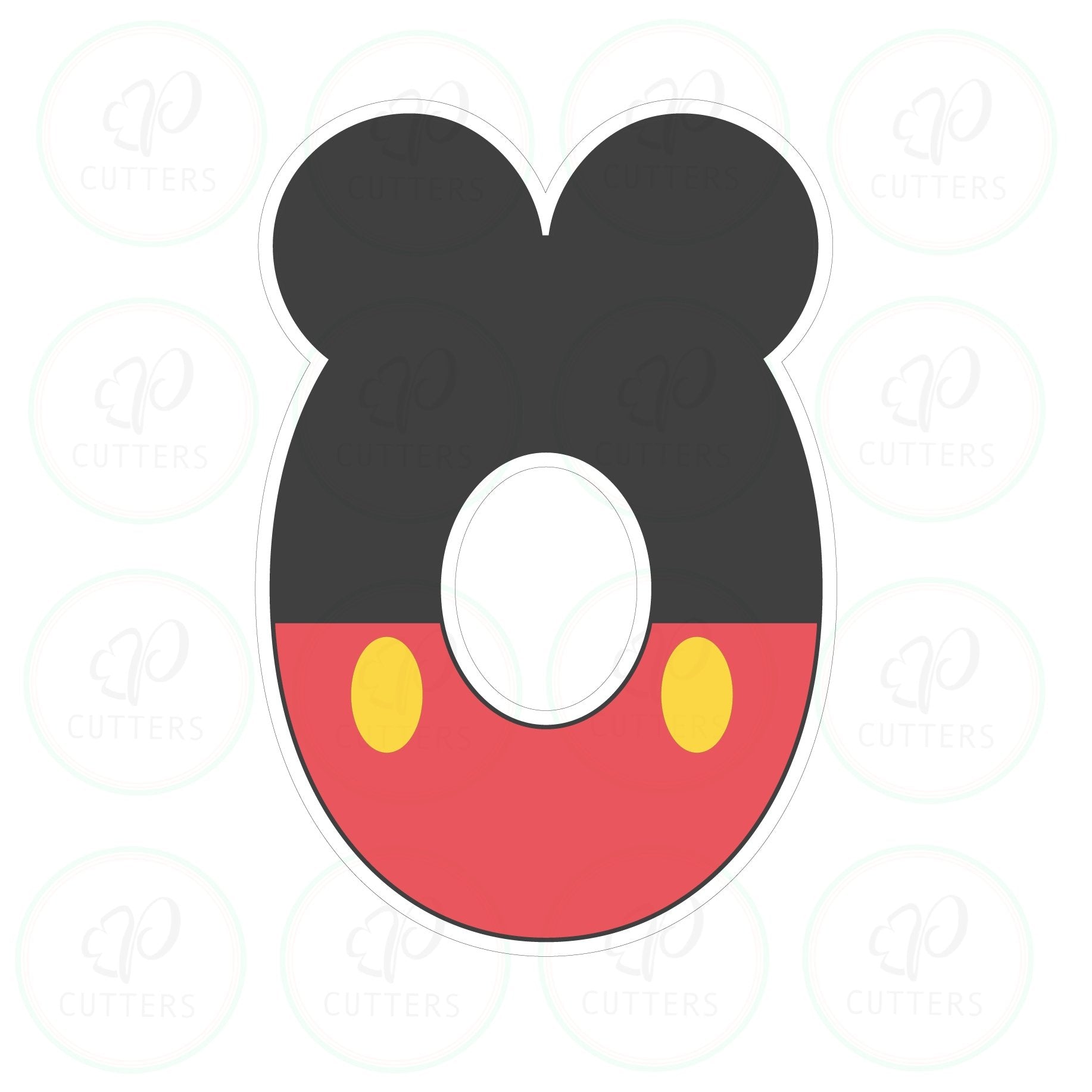 Mouse Ears Numbers Cookie Cutter - Periwinkles Cutters