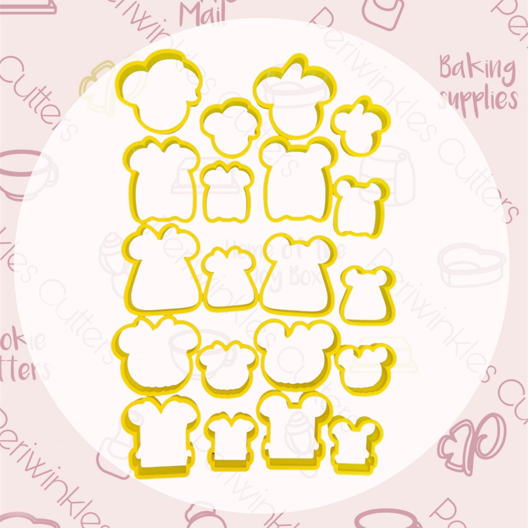 Mouse Halloween Set of 10 Cookie Cutter - Periwinkles Cutters