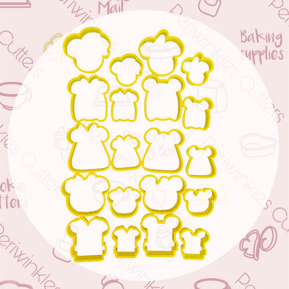 Mouse Halloween Set of 10 Cookie Cutter - Periwinkles Cutters