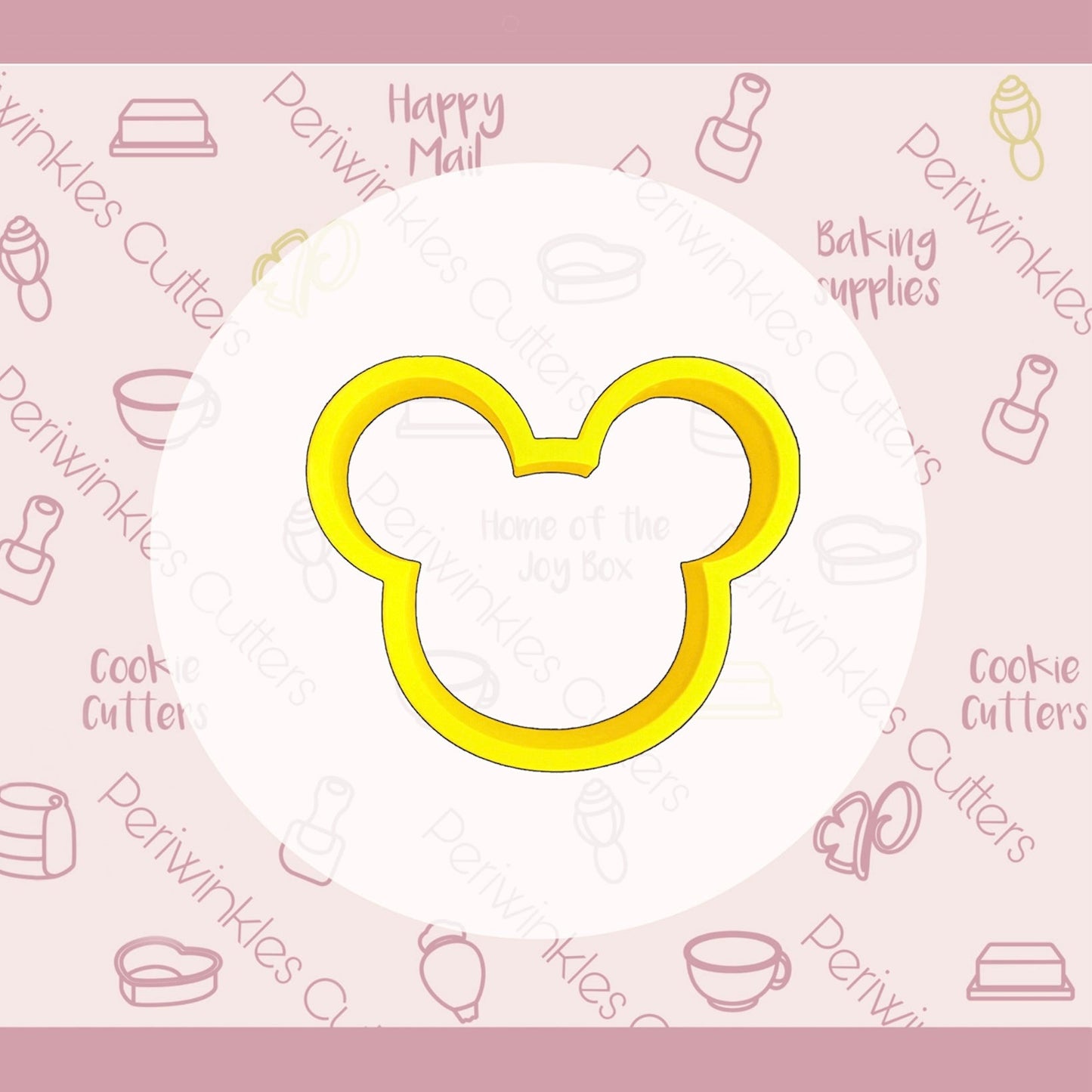 Mouse Head Cookie Cutter - Periwinkles Cutters