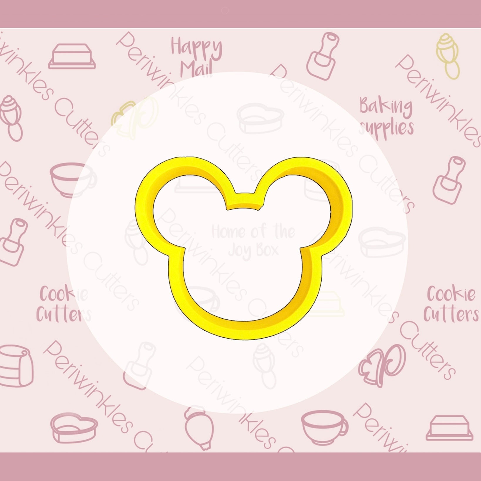 Mouse Head Cookie Cutter - Periwinkles Cutters