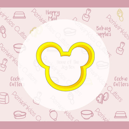 Mouse Head Cookie Cutter - Periwinkles Cutters