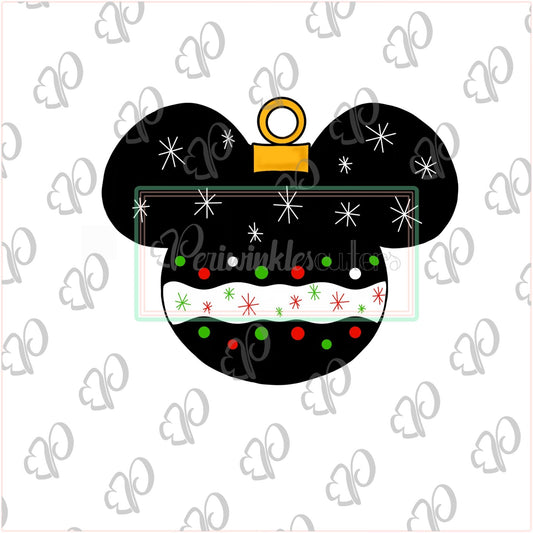 Mouse Ornament Cookie Cutter - Periwinkles Cutters