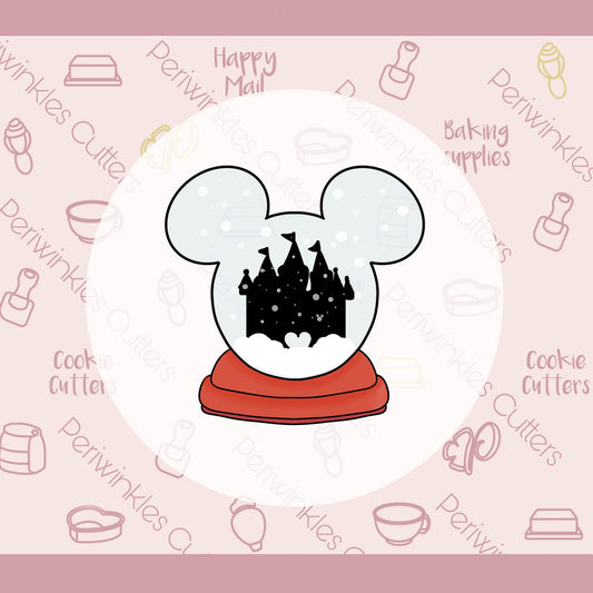 Mouse Snow globe Cookie Cutter - Periwinkles Cutters