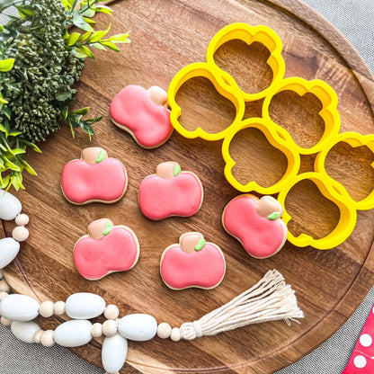 Multi Apple - Pumpkin 6 in 1 Cookie Cutter - Periwinkles Cutters