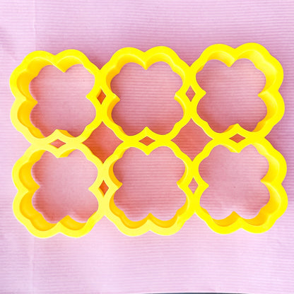 Multi Clover Flower 6 in 1 Cookie Cutter - Periwinkles Cutters