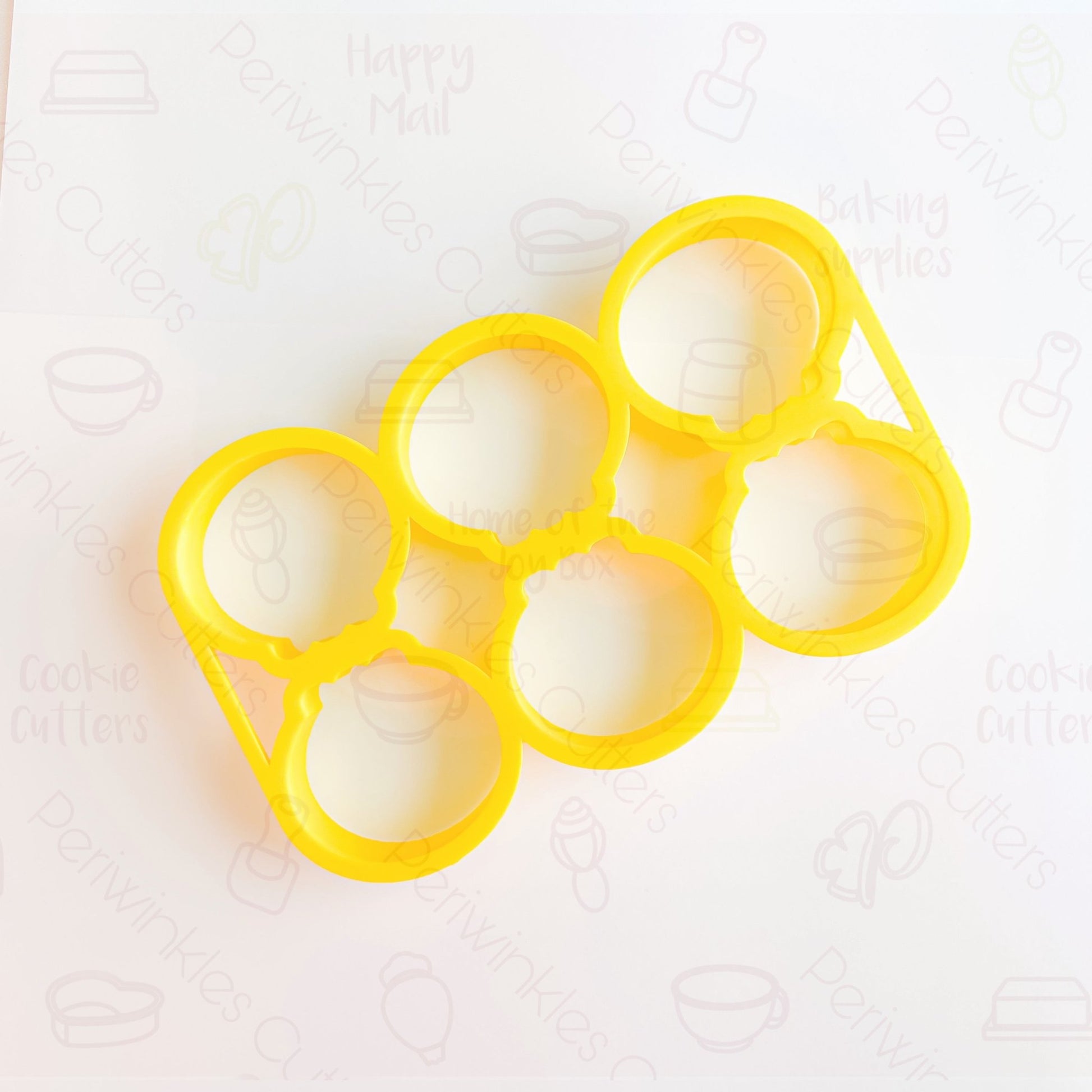 Multi Skull 6 in 1 Cookie Cutter - Periwinkles Cutters