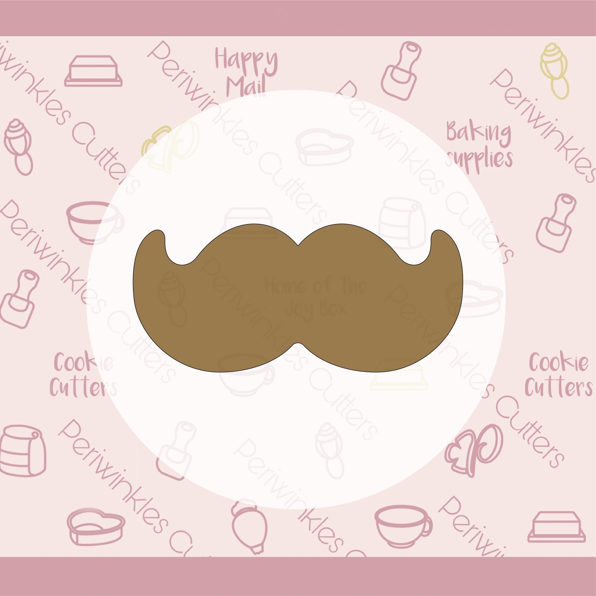 Mustache Cookie Cutter - Periwinkles Cutters