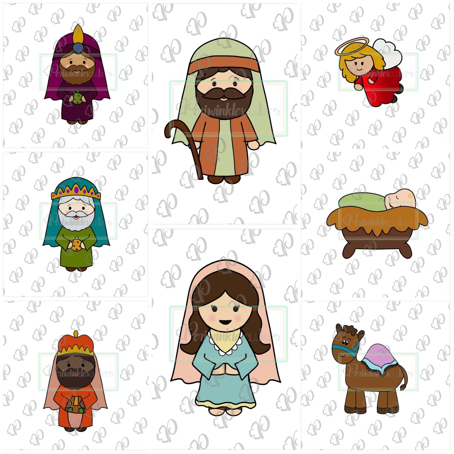 Nativity Cookie Cutters Set - Periwinkles Cutters