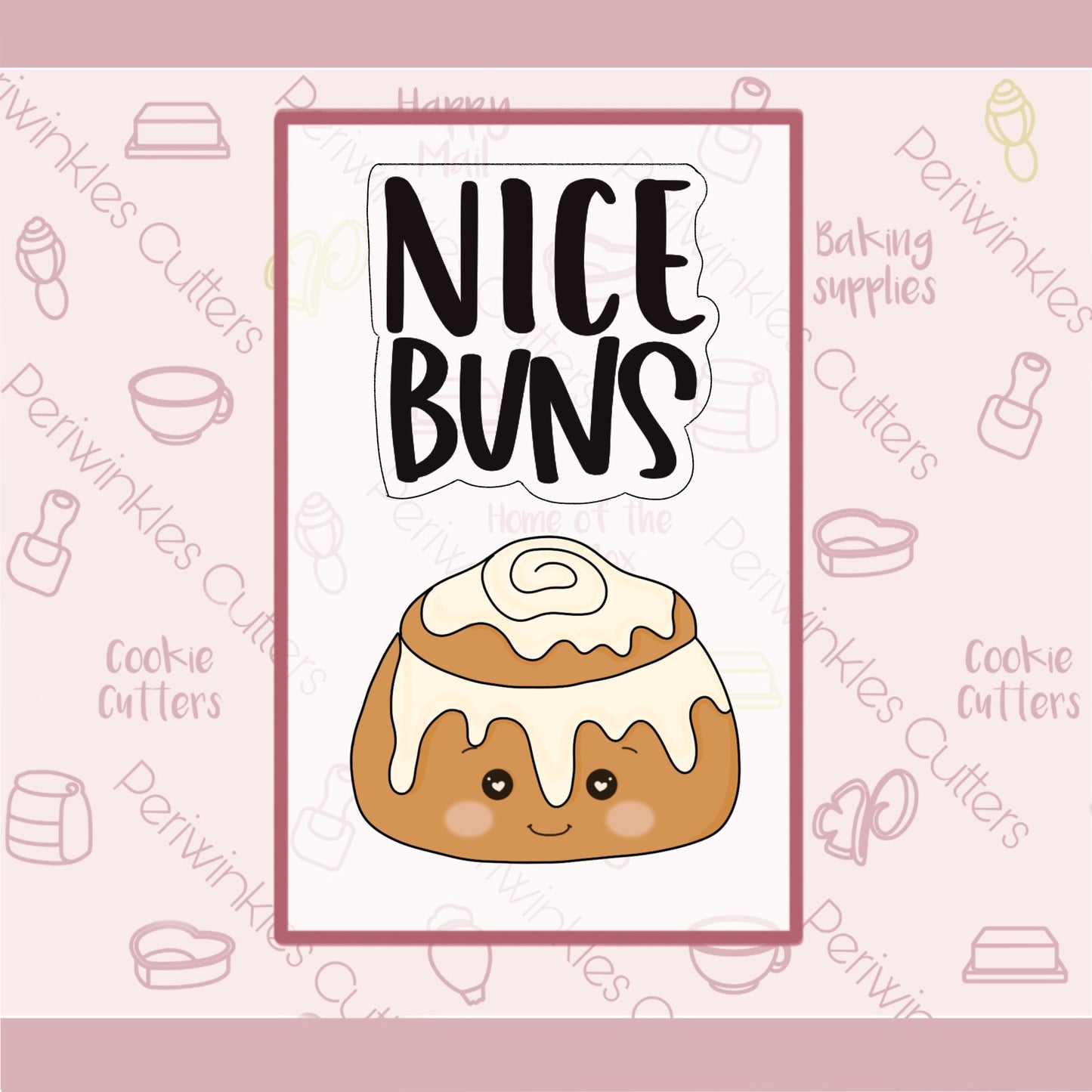Nice Buns Set of 2 Cookie Cutter - Periwinkles Cutters