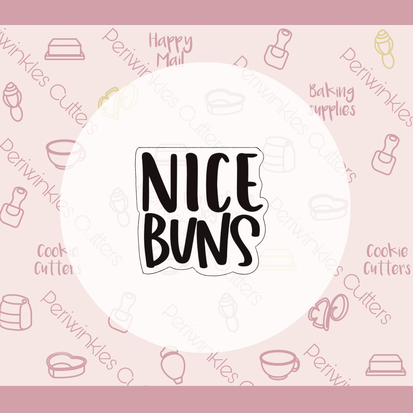 Nice Buns Set of 2 Cookie Cutter - Periwinkles Cutters