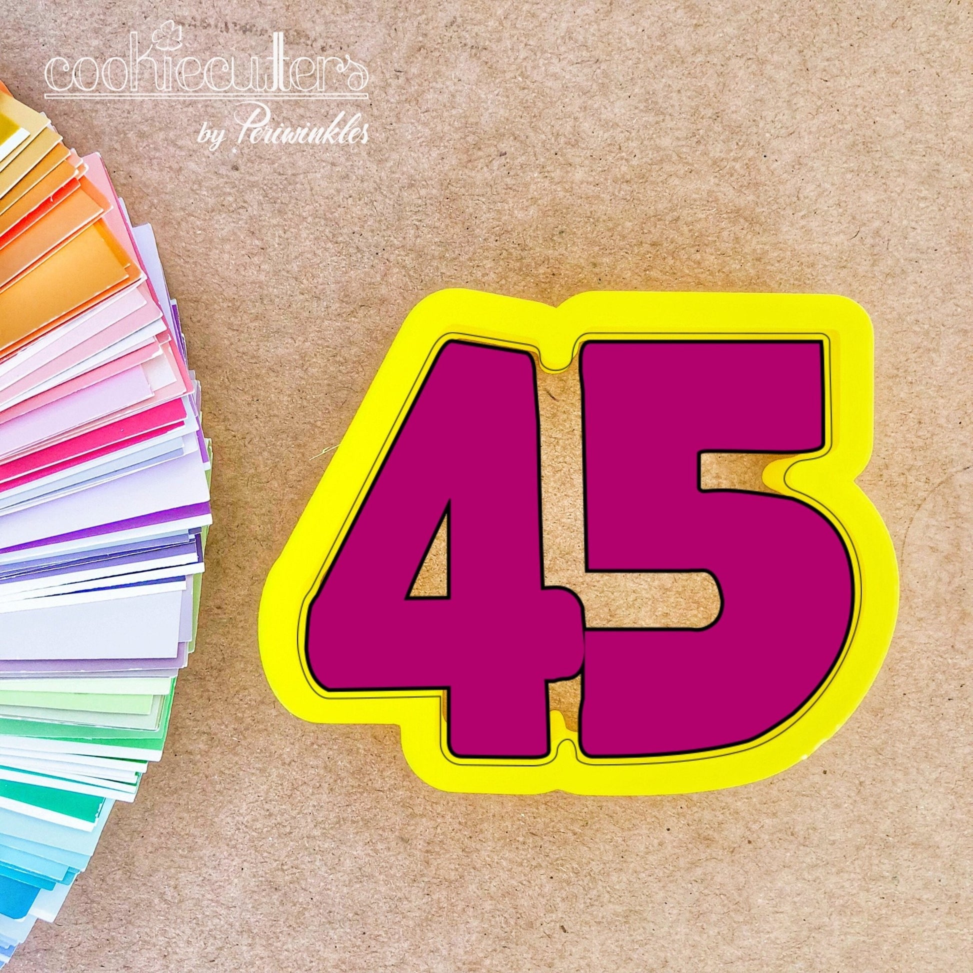 Number Cookie Cutter - Periwinkles Cutters