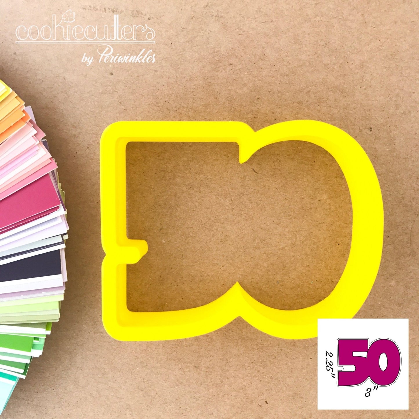 Number Cookie Cutter - Periwinkles Cutters