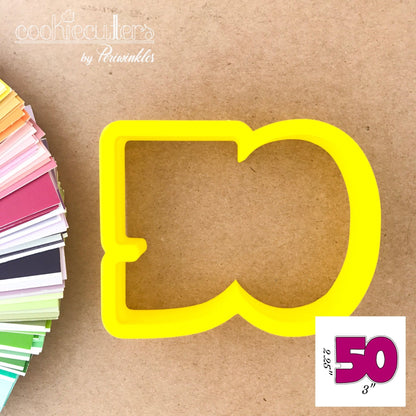 Number Cookie Cutter - Periwinkles Cutters