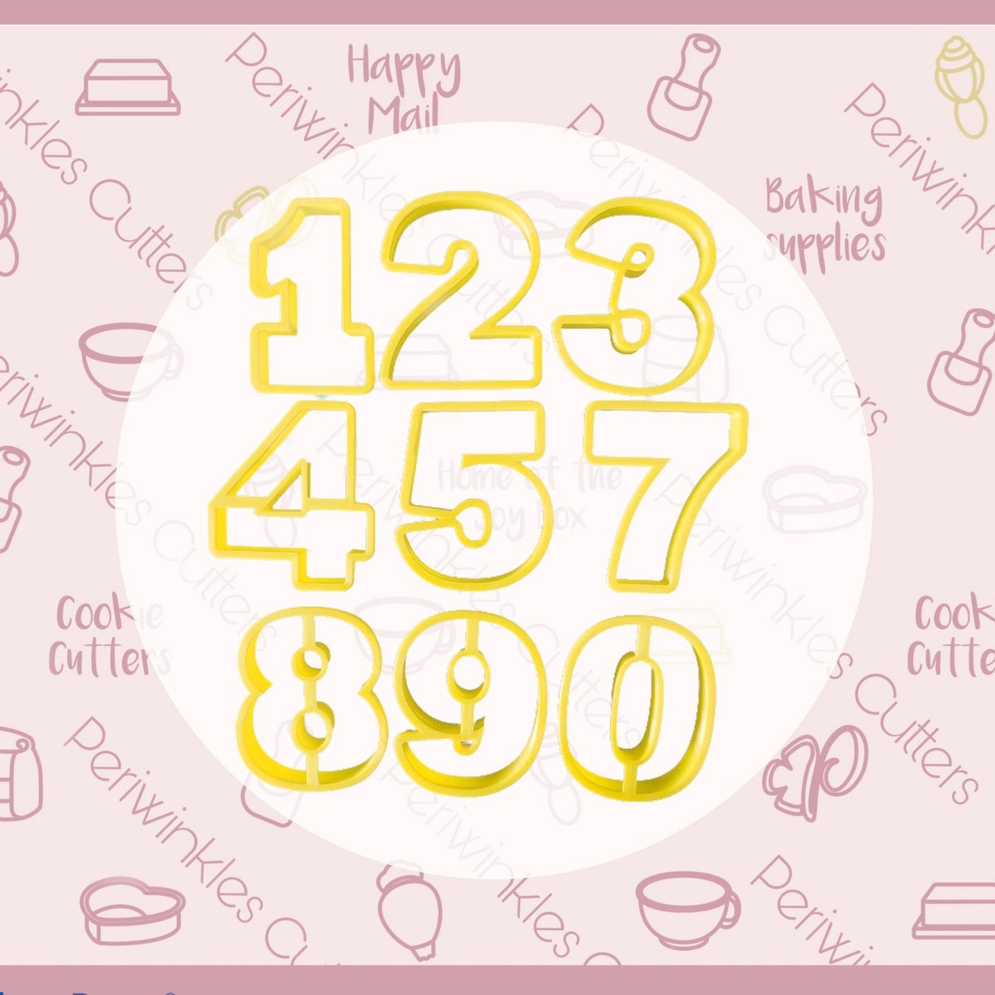 Numbers Cookie Cutter - Periwinkles Cutters