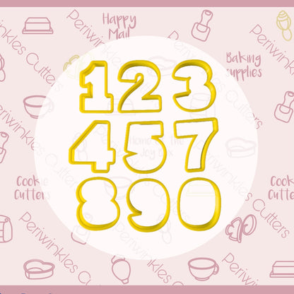 Numbers Cookie Cutter - Periwinkles Cutters