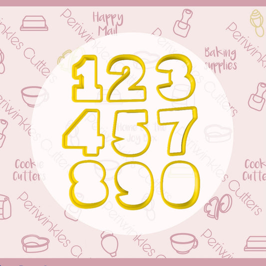 Numbers Cookie Cutter - Periwinkles Cutters