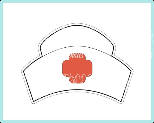 Nurse's Hat Cookie Cutter - Periwinkles Cutters